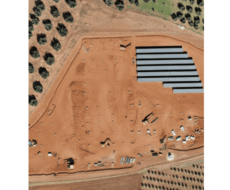 construccion seguimiento con drones