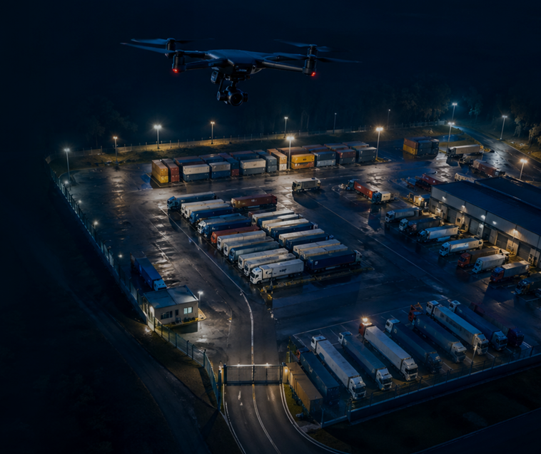 vigilancia de campas con drones